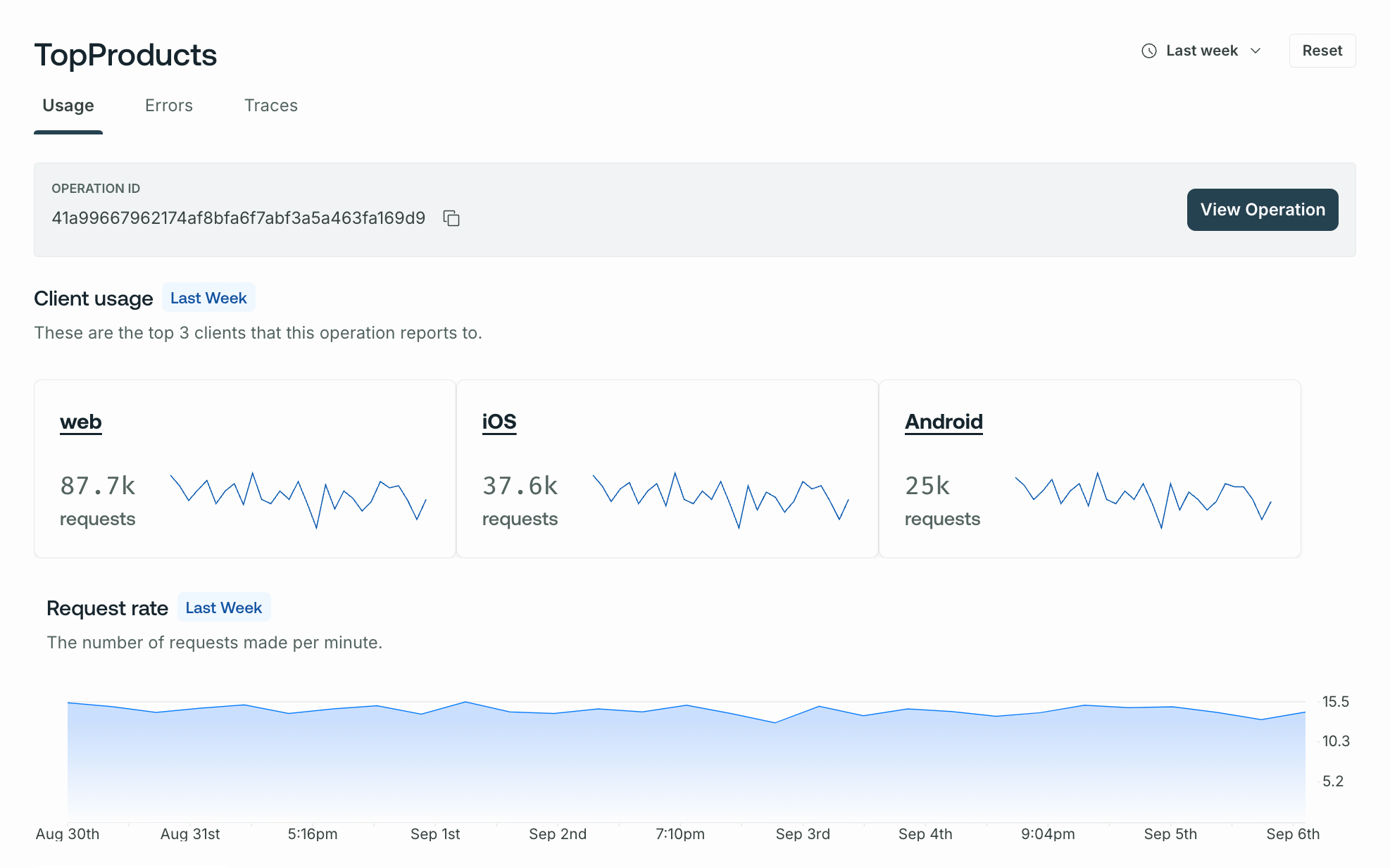 The Insights page in GraphOS Studio